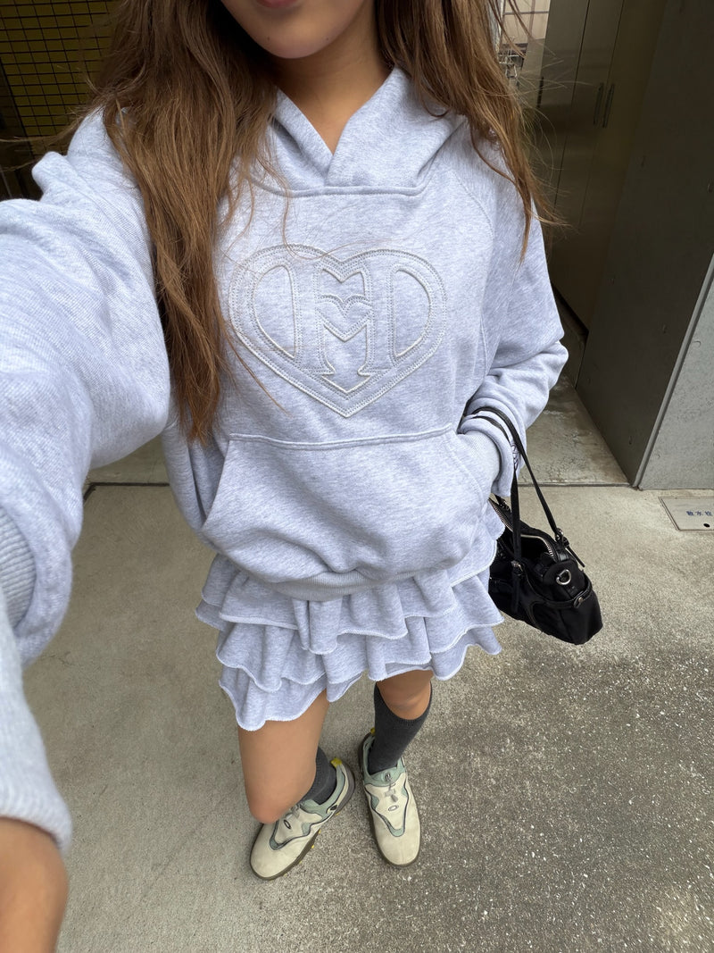 HTH glitter heart logo hoodie セットアップ　上 heart logo hoodie( for pets) – YZ