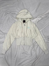 Ninety Girl Shaped Zip Hoodie 