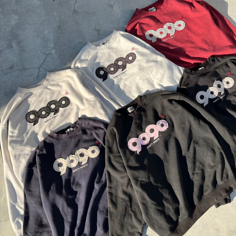 9090 OG Logo Patched Crewneck Sweat