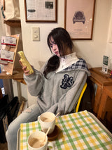 リバーシブルジップフーディー 