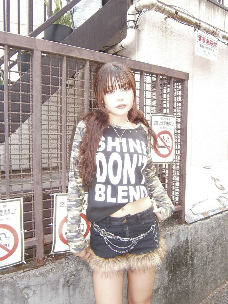 Glitter Gothic Raglan L/S Tee