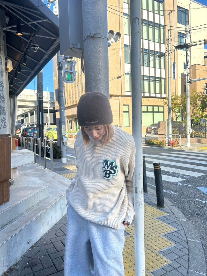 Wappen  logo rib knit