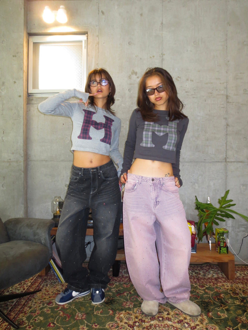 kirakira cocoon washed denim