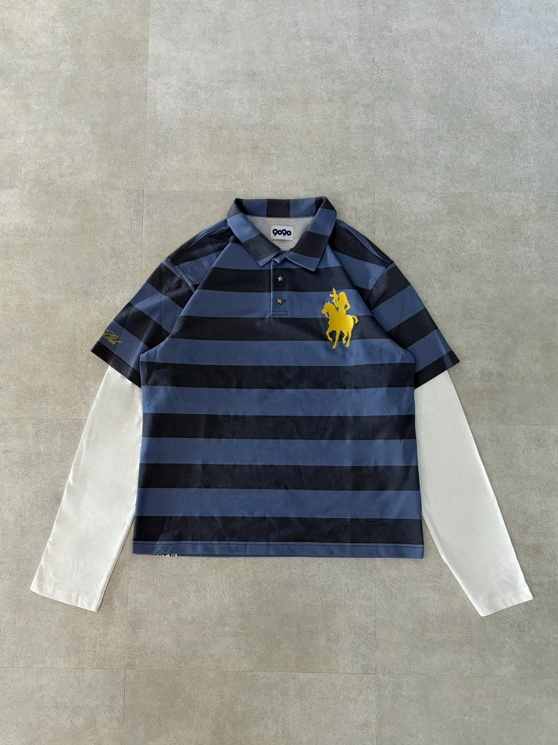 トップス Ninety Club Logo Polo Ninety Club Logo Docking Polo – YZ