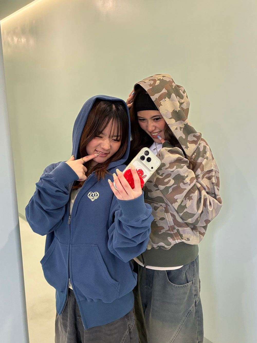 waffle zip hoodie – YZ