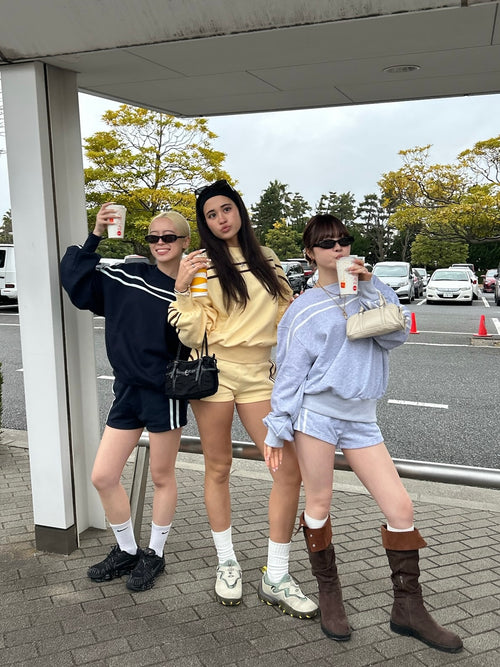 YOUnger SONG ピンク パーカー　セットアップ　美品　最安値 中古・古着通販】YOUNGER SONG (ヤンガーソング) プルオーバーパーカー