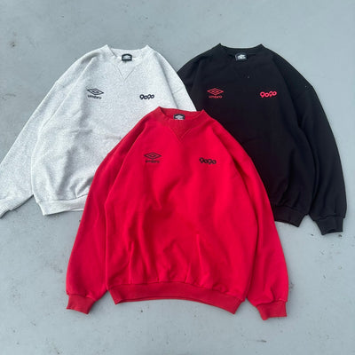 9090×UMBRO兩個徽標Crewneck汗水