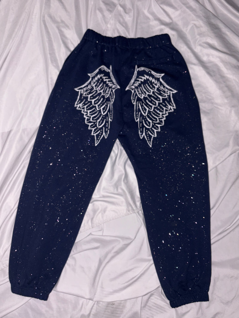 9090girl × umbro Feather Logo Glitter Sweat Pants