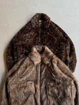 western short fur blouson