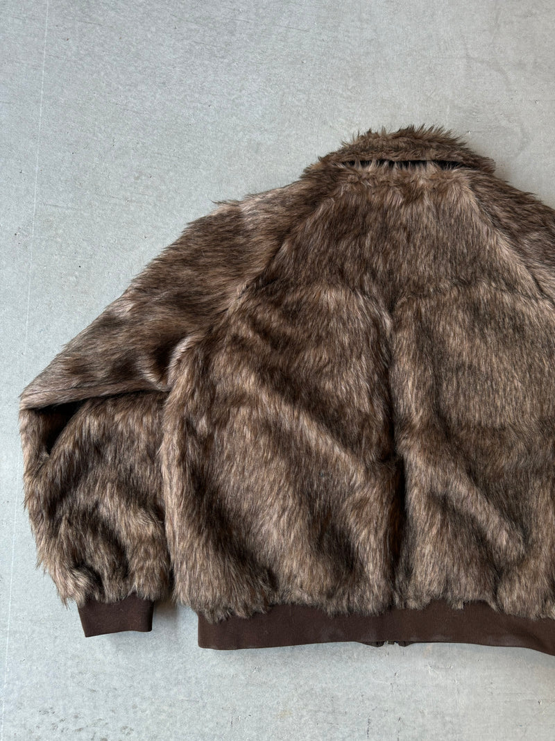 western short fur blouson