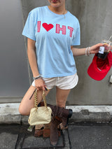 I LOVE APPLIQUE TEE