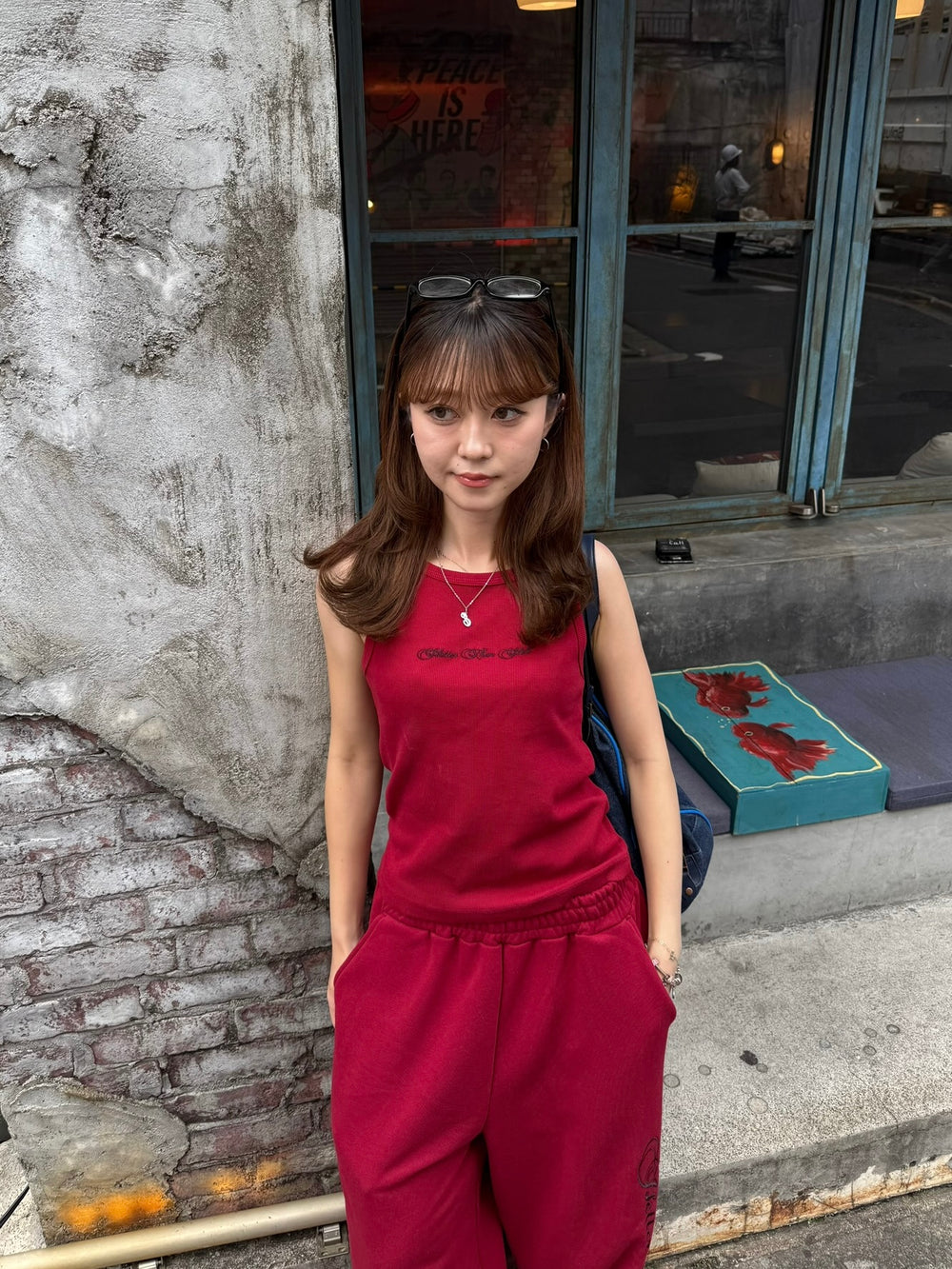 CURSIVE RIB TANKTOP – YZ
