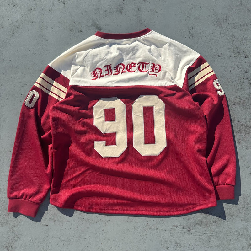 90 Numbering Hockey L/S Shirts