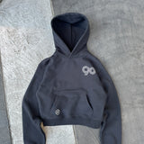 90 Logo Original Cropped Hoodie 【9090 girl】