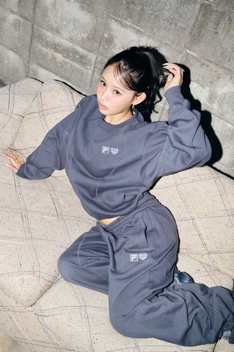 FILA × HTH 스웨트팬츠 