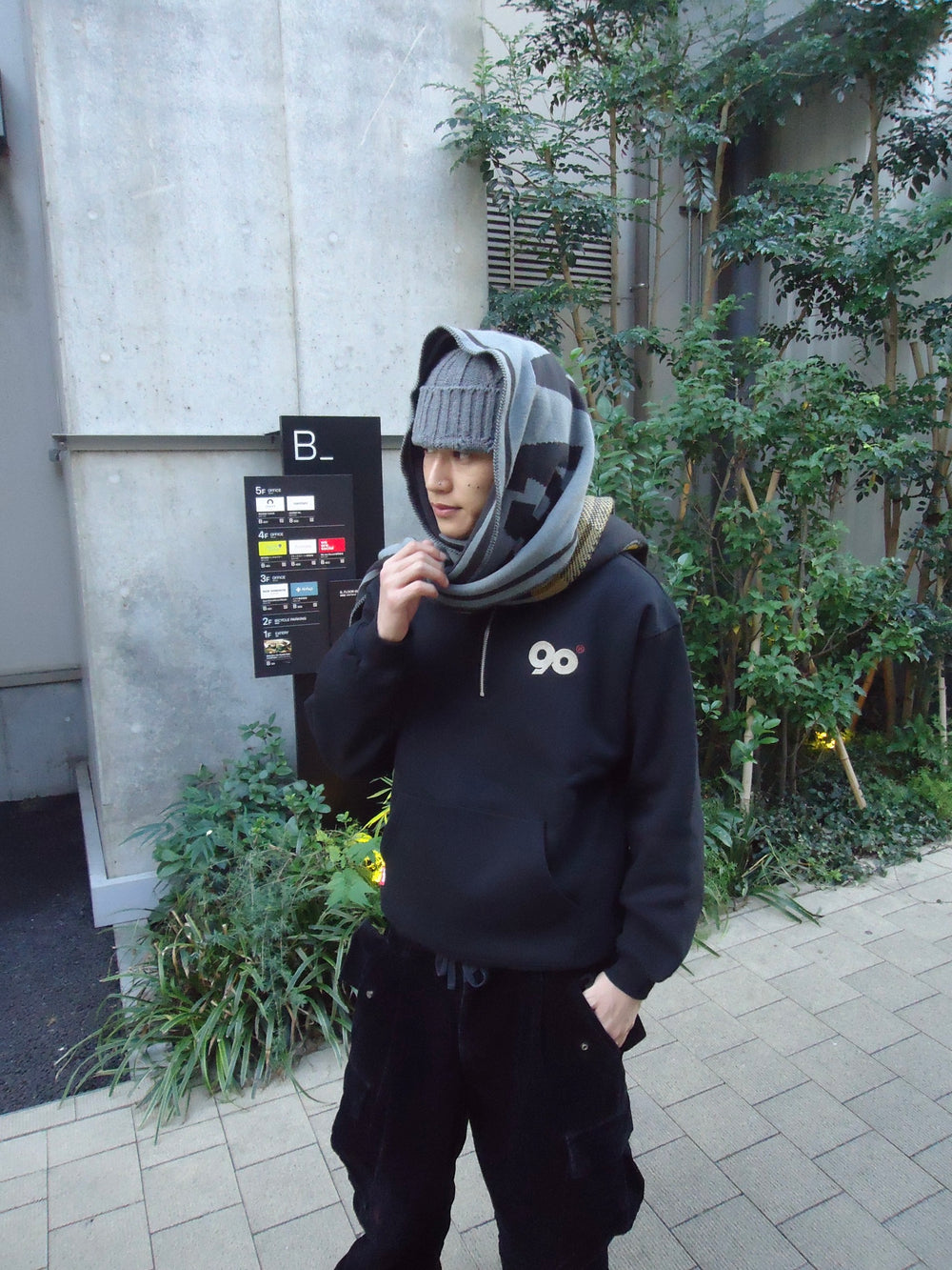 90 Logo Half-zip Sweat – YZ