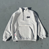 90 Logo Half-zip Sweat