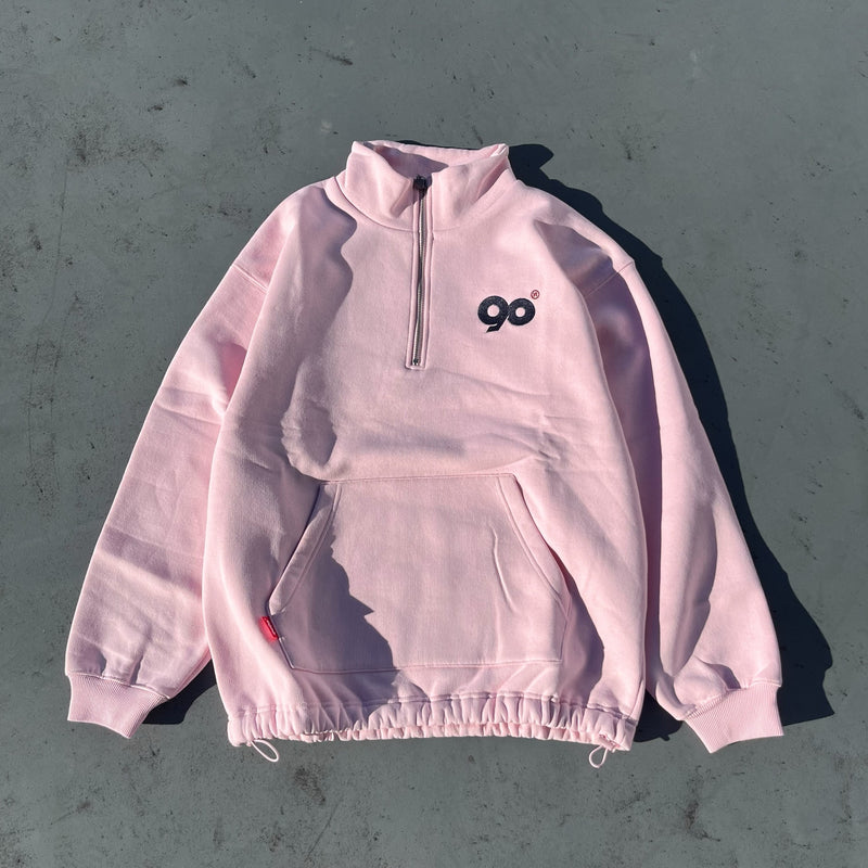 90 Logo Half-zip Sweat