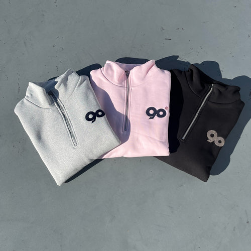 90 Logo Half-zip Sweat