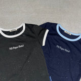 글리터 링거 티셔츠 