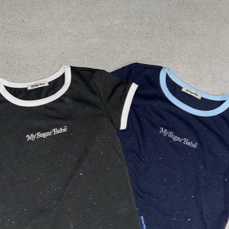 글리터 링거 티셔츠 