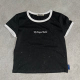 글리터 링거 티셔츠 