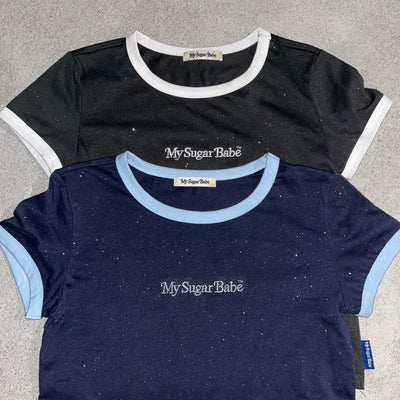 글리터 링거 티셔츠 