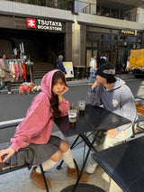 チェーンピグメントフーディ 