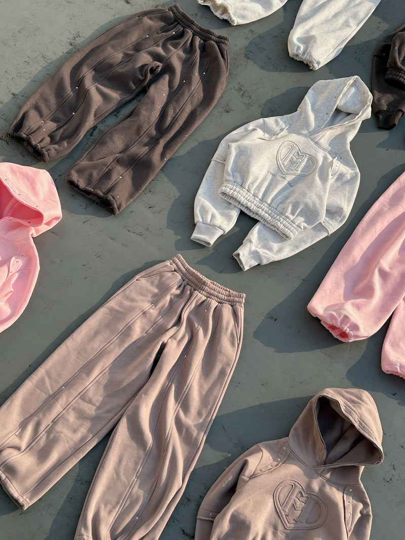 H heart logo river set up