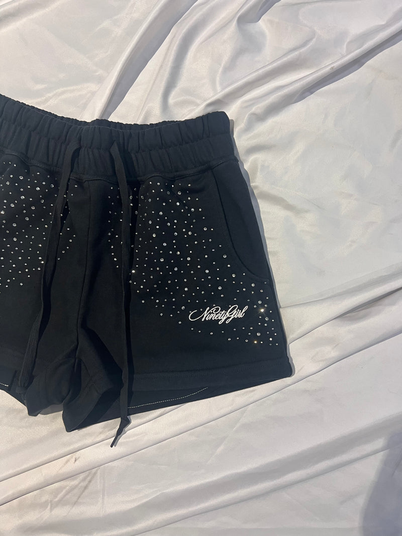 Rhinestone Micro Shorts