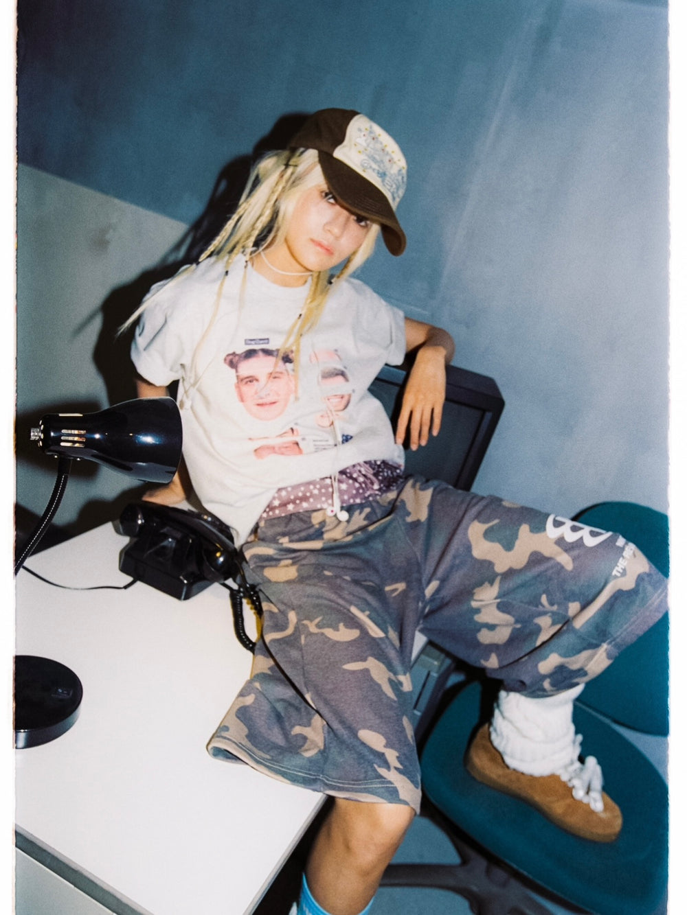 Beck × 9090 drag pueen tee tシャツ　カモ柄 Beck × 9090 drag pueen tee tシャツ カモ柄 IMG_6040_0b0a43b9