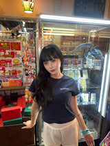 Butterfly logo glitter assortment ss 티 