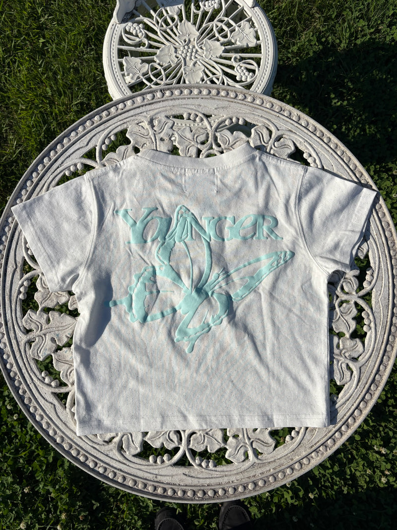 Butterfly logo glitter assortment ss tee – YZ
