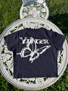 Butterfly logo glitter assortment ss 티 