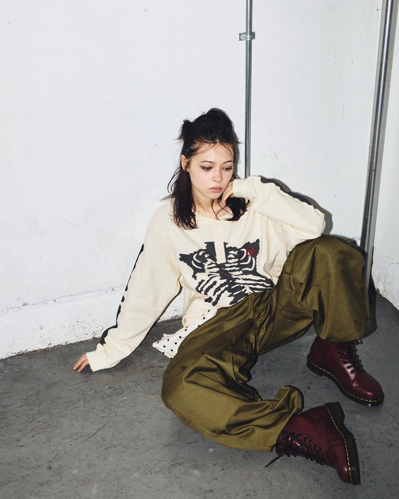 Bone Henry Neck Thermal L/S Tee 