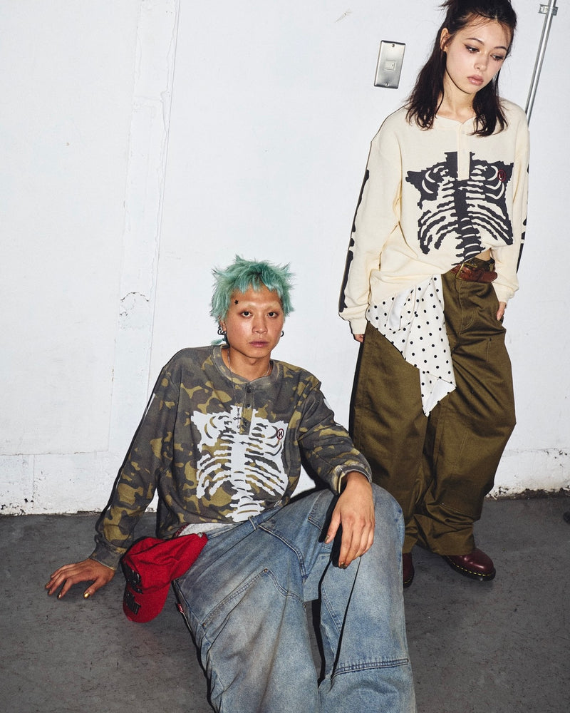 Bone Henry Neck Thermal L/S Tee 