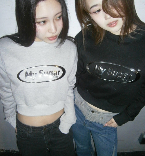 metal logo sweat