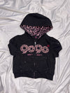 OG Logo Glitter Half Zip Hoodie
