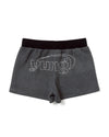 yung logo rhinestone thermal micro 쇼츠 