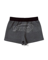 yung logo rhinestone thermal micro 쇼츠 