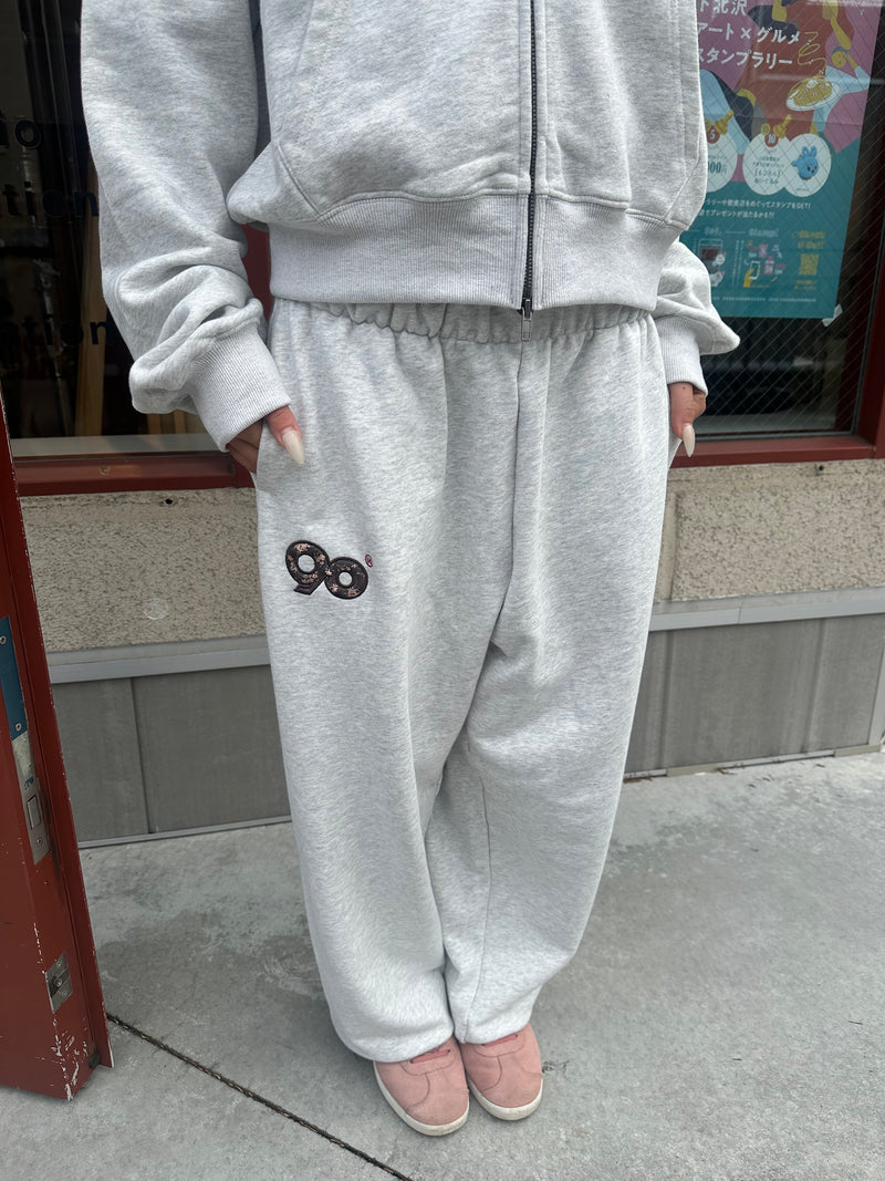 90 Logo Flower Sweat Pants