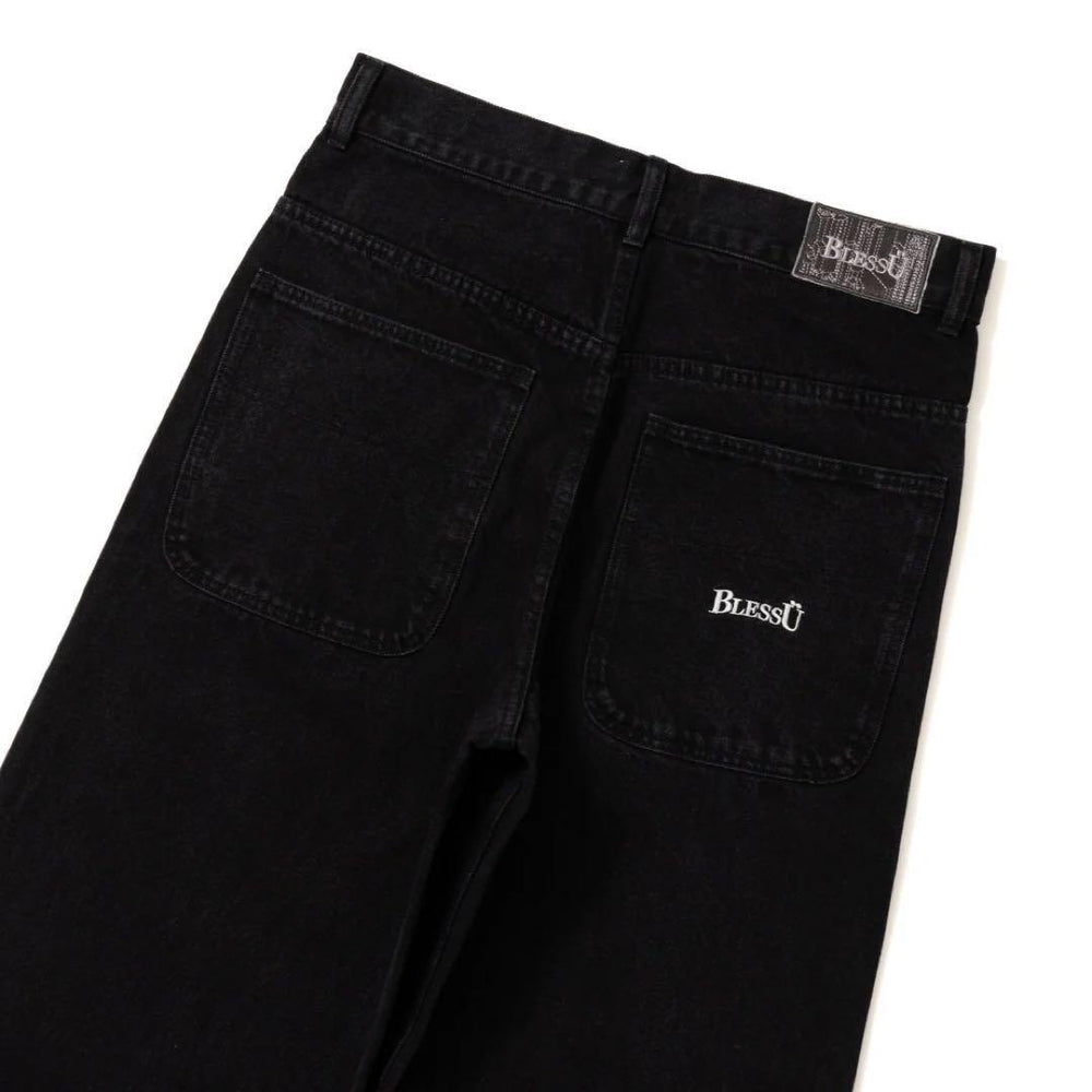BLESS Ü baggy denim pants ダークブラウン　Lサイズ BU wash buggy denim – YZ