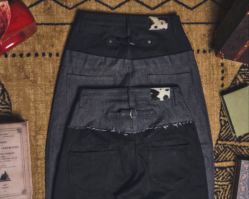 BADWAY × B.BALLSY 2up wide denim pants – YZ