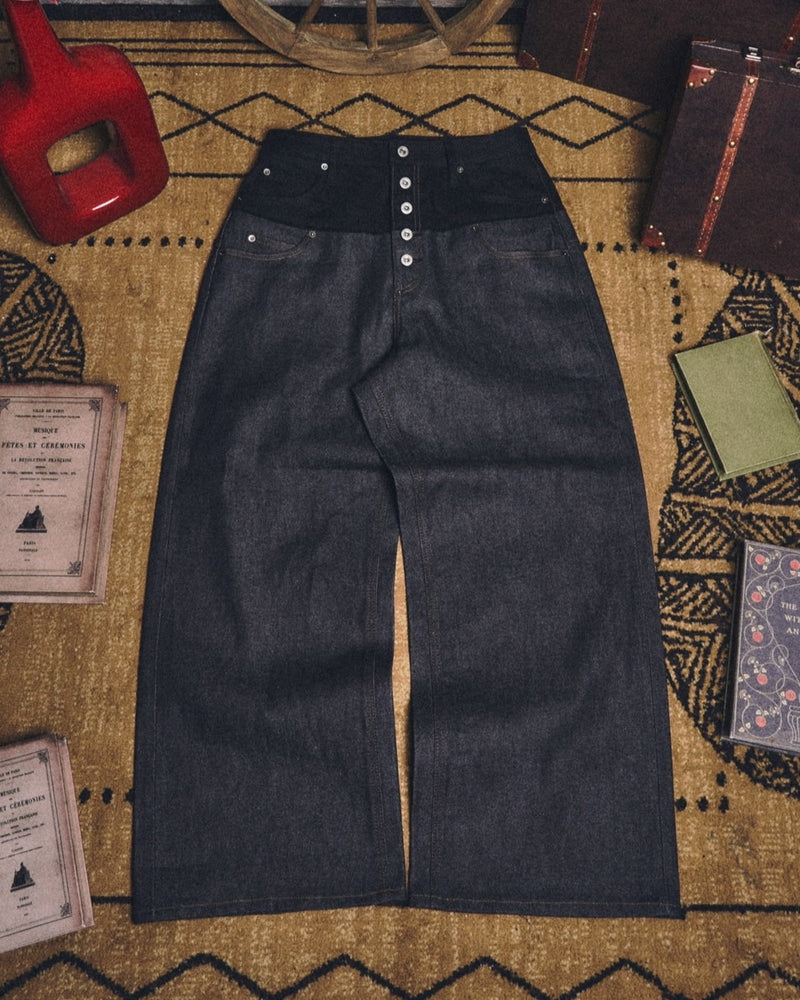 BADWAY × B.BALLSY 2up wide denim pants – YZ