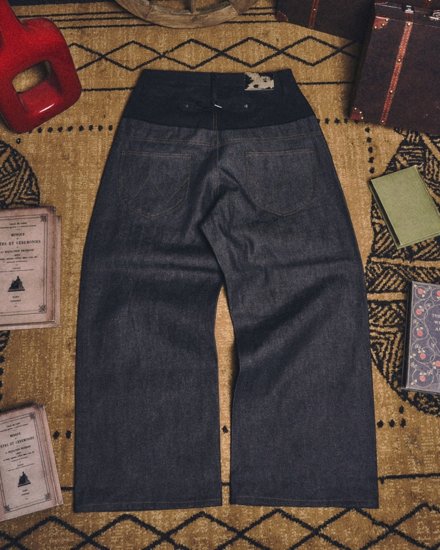 BADWAY × B.BALLSY 2up wide denim pants – YZ