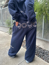 90 Logo Flower Sweat Pants