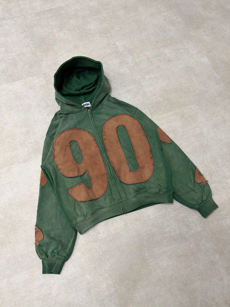 Numbering With Star Logo Zip Hoodie – YZ