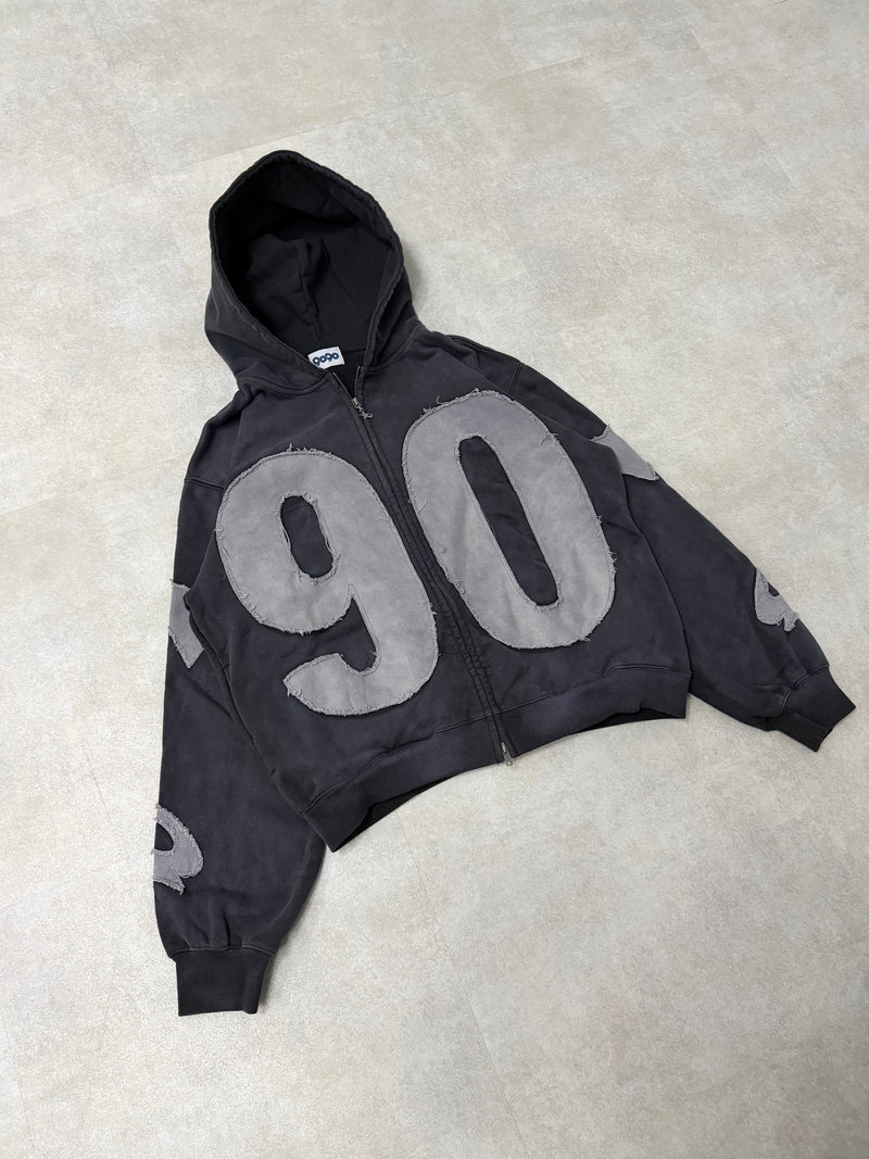 Numbering With Star Logo Zip Hoodie – YZ