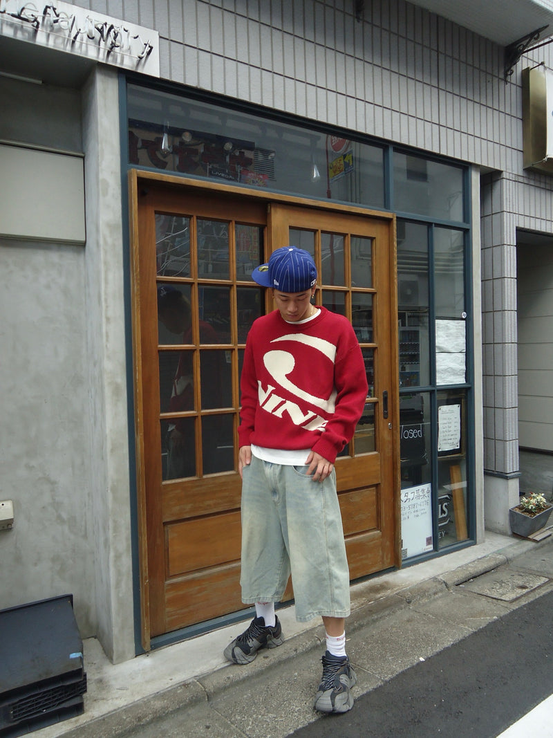 Big Heisei Logo Crewneck Knit