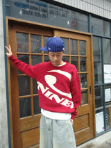 Big Heisei Logo Crewneck Knit